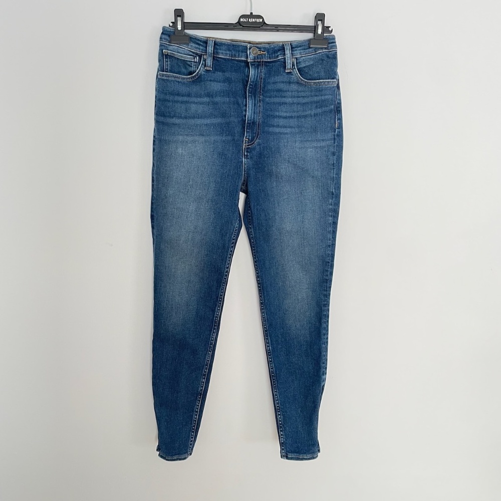 Hudson Womens Centerfold Extreme High Rise Super Skinny AnkleJeans Size 31